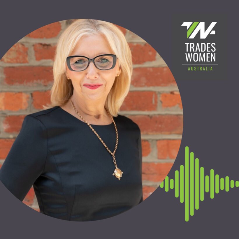 Jane podcast Jane Sydenham-Clarke standing against a brick wall